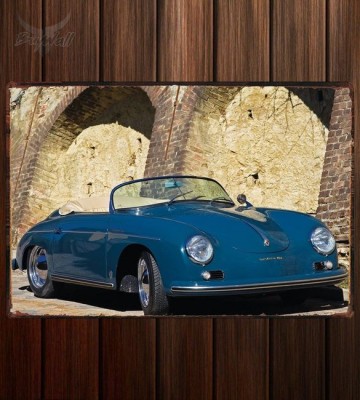 Металлическая табличка Porsche 356A 1600 Speedster 570